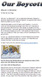 Mobile Screenshot of ourboycott.net